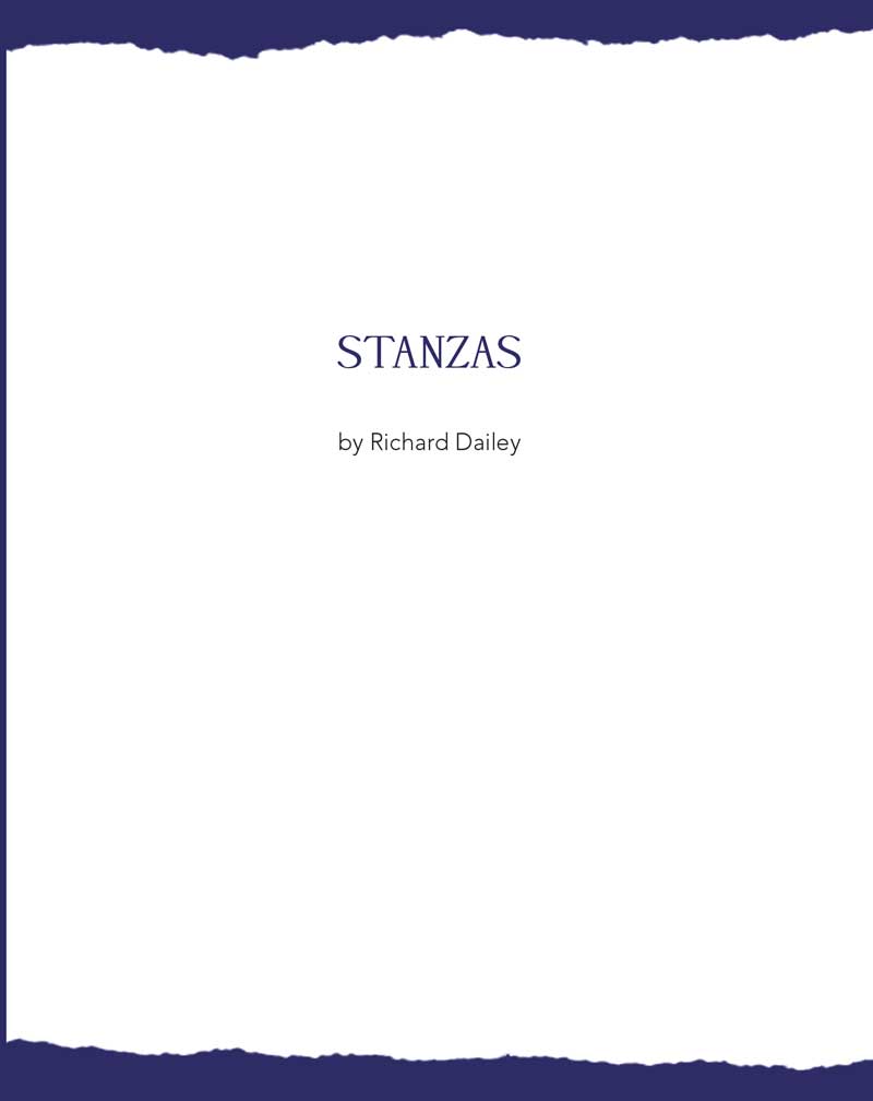 book cover for STANZAS